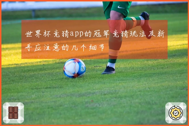 世界杯竞猜app的冠军竞猜玩法及新手应注意的几个细节