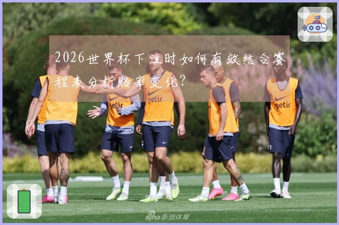 2026世界杯下注时如何有效结合赛程表分析赔率变化？