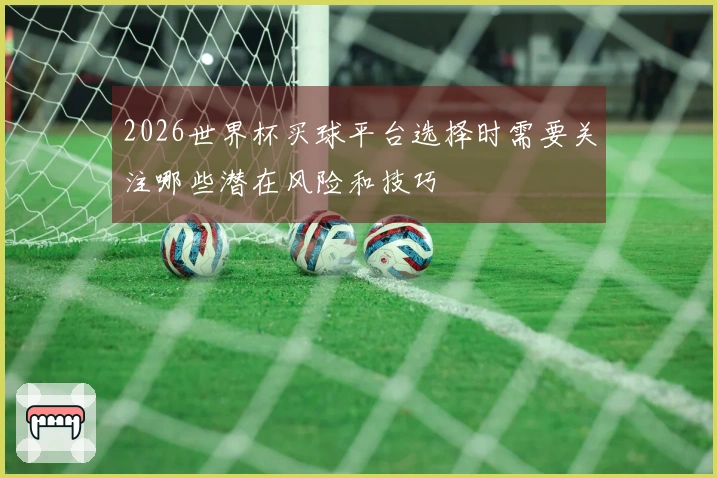 2026世界杯买球平台选择时需要关注哪些潜在风险和技巧
